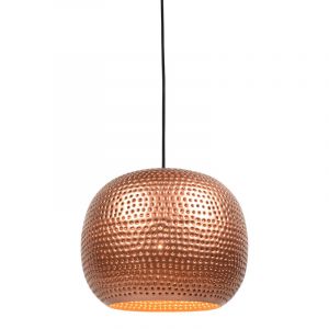 Lampada a sospensione in rame industriale, Fawwaz