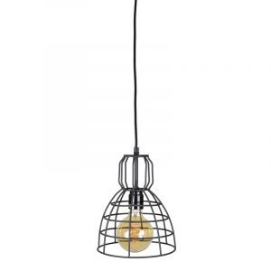 Lampada a sospensione nera industriale, Dexter