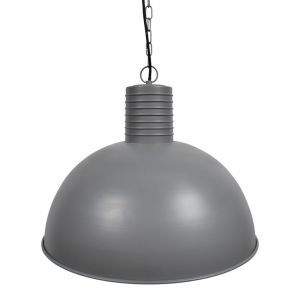 Lampada a sospensione grigia industriale, Fejay