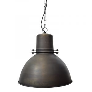 Lampade a sospensione per tavolo da pranzo in ottone industriale, Brasd