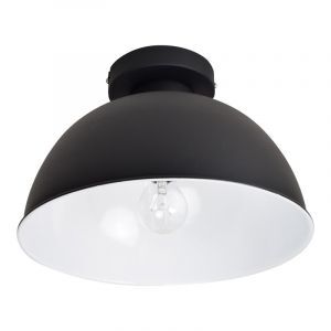 Lampada da soffitto nera industriale, Redon