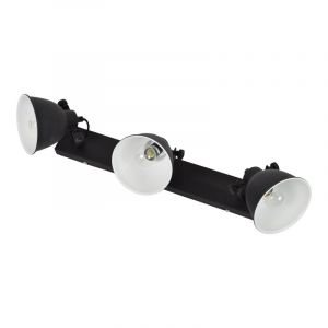 Faretto da soffitto nero industriale, Redon