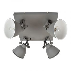 Faretto da soffitto grigio industriale, Redon