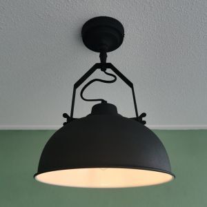 Plafoniera nera industriale, Fellen
