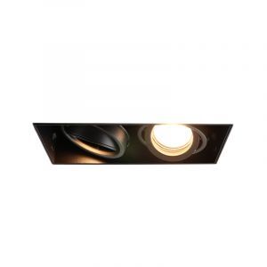 Faretto da incasso senza cornice nero moderno, Joost
