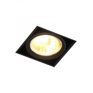Faretto da incasso senza cornice nero moderno, Wilhelm
