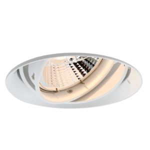 Faretto da incasso senza cornice bianco moderno, Wilhelm, GU10 AR111