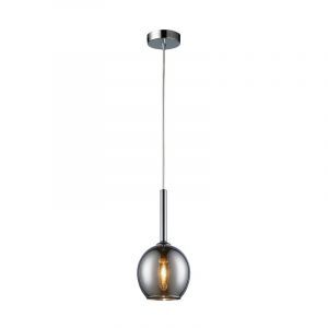 Lampada a sospensione cromata design, Gwendolynn