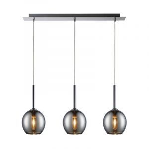 Lampada a sospensione cromata design, Gwendolynn