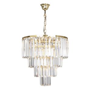 Lampada a sospensione dorata design, Kajol