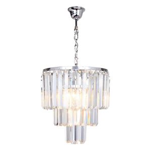 Lampada a sospensione cromata design, Kajol