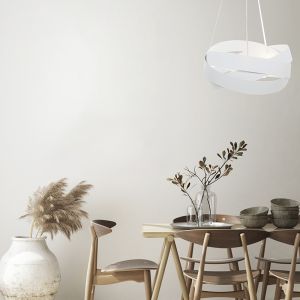 Lampada a sospensione bianca moderna, Tanno