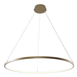 Lampada a sospensione dorata design, Kubra, 36W, bianco regolabile tra caldo e freddo LED