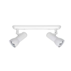 Faretto da soffitto bianco in plastica, 36329P05
