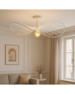 Lampada da soffitto bianca moderna, Jolinda