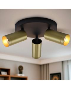 Faretto da soffitto in ottone moderno, Nadi