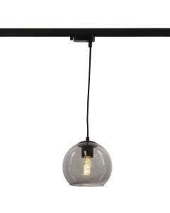 Binario faretto monofasico grigio design, Giada