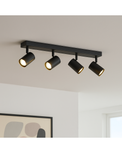 Faretto da soffitto nero moderno, Elena