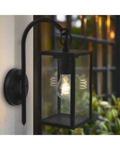 Lampada da esterno nera classica, Janco, IP44