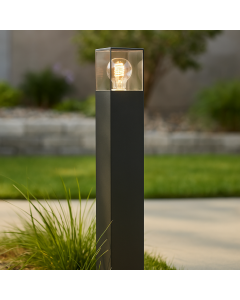 Lampada da esterno nero moderno, Sanel, IP44