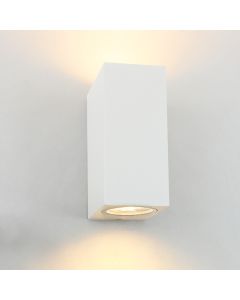 Lampada da esterno bianca in alluminio, Corella, IP44