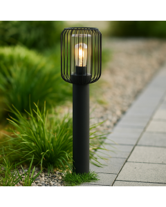 Lampada da esterno nera moderna, Enya, IP44