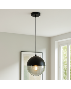 Lampada a sospensione grigia design, Nalini