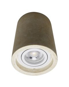 Faretto da superficie in cemento beige, Marcella