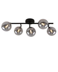 Lampada da soffitto grigia design, Remo