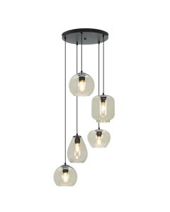 Lampada a sospensione verde moderna, Caia