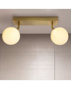 Lampada da soffitto da bagno bianca moderna, Amer, IP44