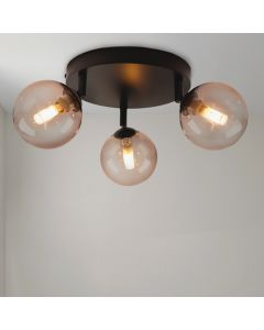 Lampada da soffitto da bagno ambrata moderna, Amer, IP44