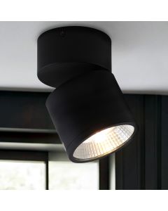 Faretto da soffitto nero moderno, Thomas