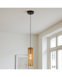 Lampada a sospensione in ottone metallo, Marli