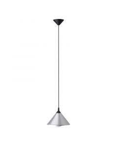 Lampada a sospensione grigia in plastica, Brit