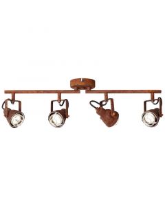 Faretto da soffitto color ruggine industriale, Abyga