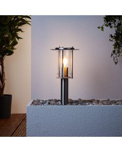 Lampada da esterno cromata metallo, Shamayra, IP44