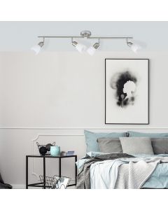 Faretto da soffitto cromato metallo, Ingo