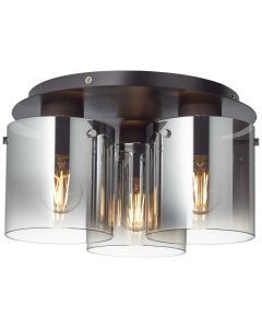 Lampada da soffitto nera design, Nour