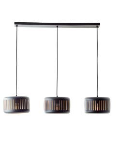 Lampada a sospensione nera industriale, Veronika
