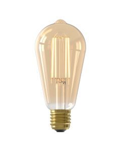 Calex lampadina Edison LED E27 regolabile ambra, 3,5W, 2100K