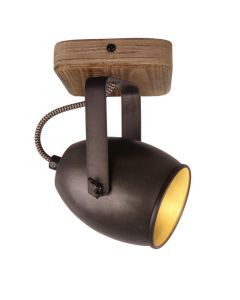 Faretto da soffitto nero vintage, Chanice