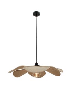 Lampada a sospensione beige rustica, Vere