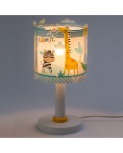 Lampada da tavolo per bambini multicolore in plastica, Jungle, con interruttore