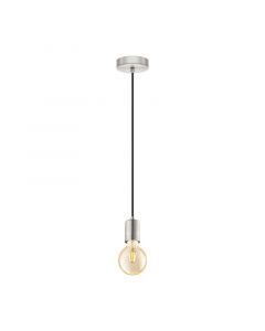 Lampada a sospensione in nichel metallo, Christel