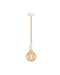 Lampada a sospensione bianca metallo, Christel