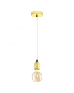 Lampada a sospensione in ottone metallo, Christel