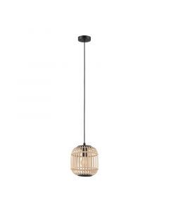 Lampada a sospensione in legno, Ankie