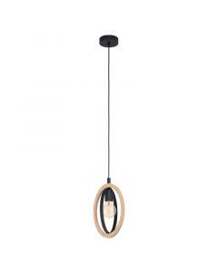 Lampada a sospensione in legno, Angeline