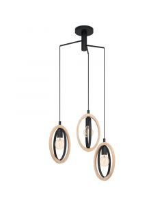 Lampada a sospensione in legno, Angeline